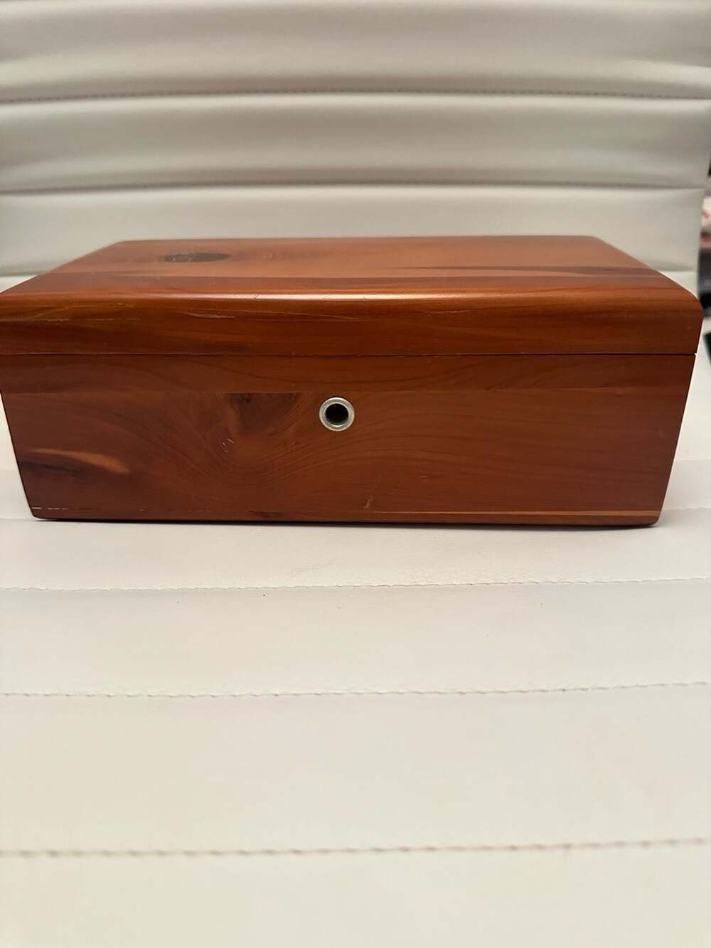Vintage Lane Cedar Hope Chest Salesman Sample Trinket Box No Key